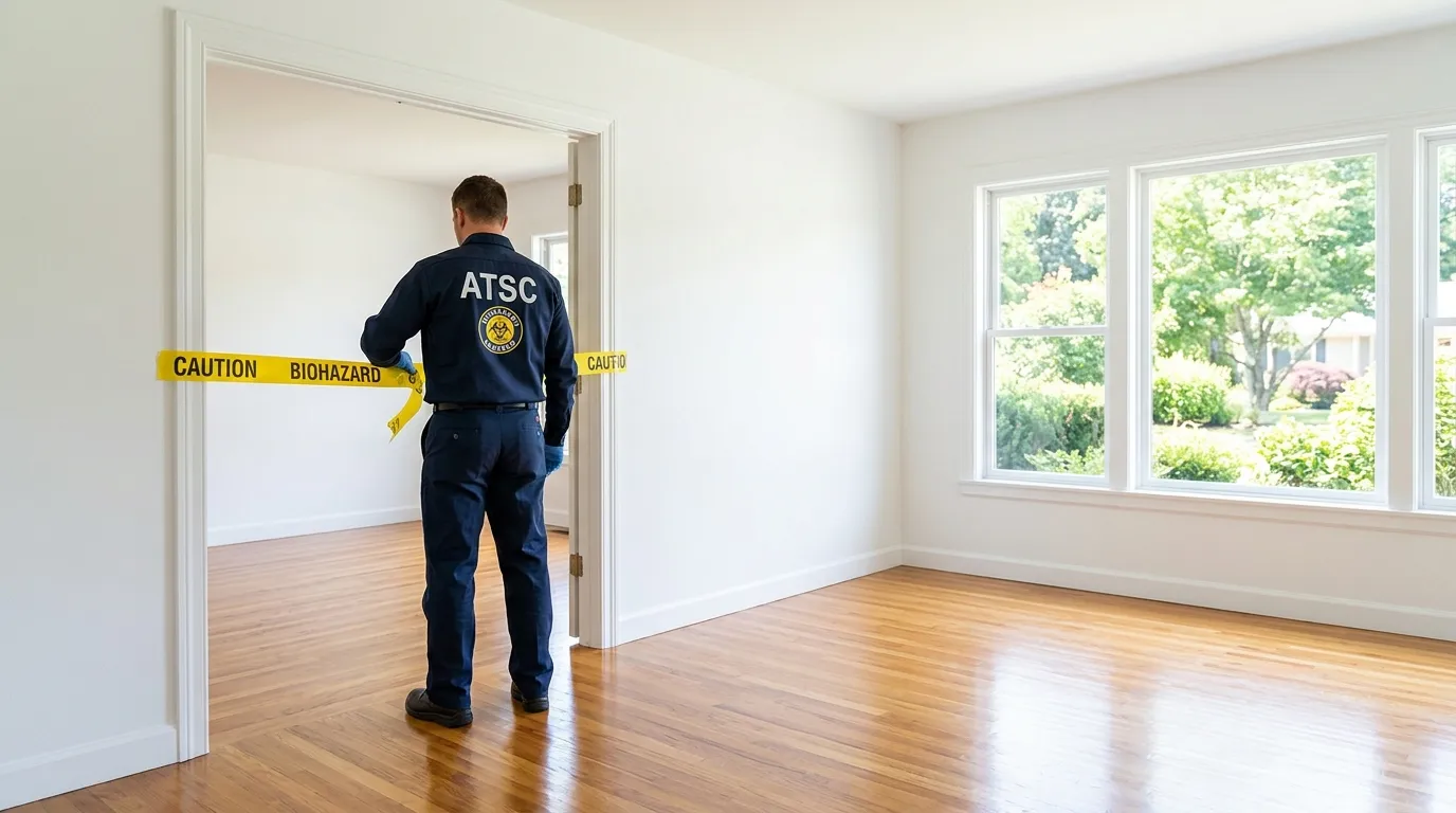 Certified biohazard cleanup crew performing Crime Scene Cleanup in Chino Valley